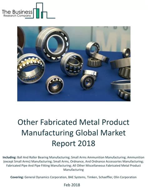 other fabricated metal product manufacturing n.e.c|Other Fabricated Metal Product Manufacturing n.e.c. in Sweden.